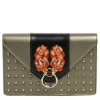 PX (PiXiu) Green Crossbody Clutch