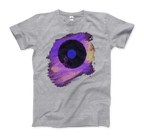 Vinyl Record Made of Paint Scattered in Purple Tones T-Shirt