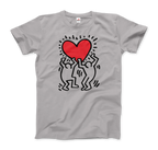 Men Holding Heart Icon, Street Art T-Shirt