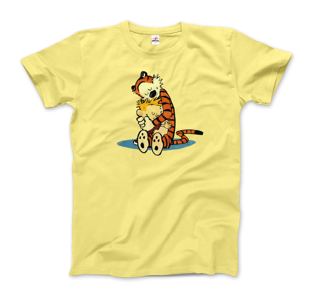 Calvin and Hobbes Hugging Artwork T-Shirt Men & Women