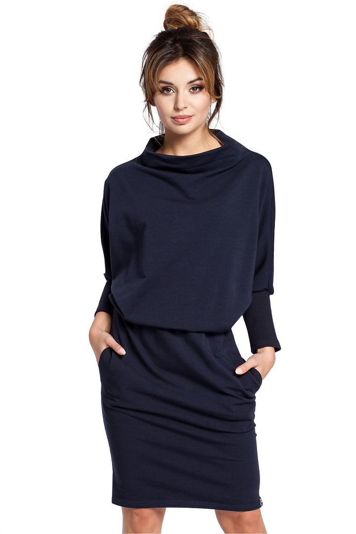 Navy Blue Soft Knit Daydress