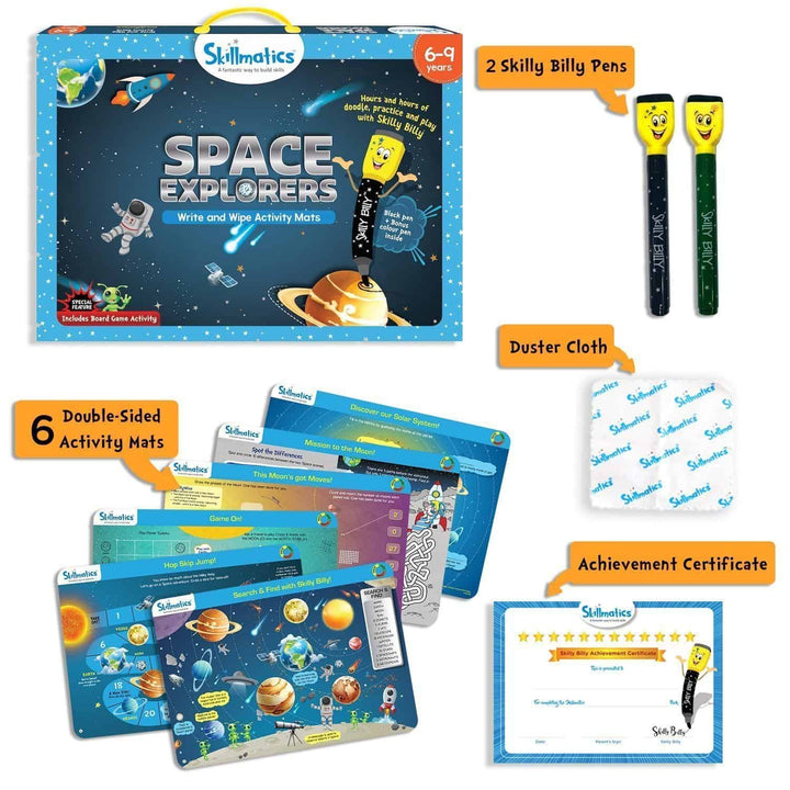 Skillmatics Space Explorers Educational Games for Kids (6-9)