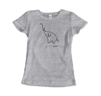 Pablo Picasso Elephant Sketch Artwork T-Shirt