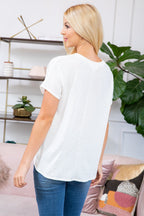 Short Sleeved Knot Tops