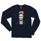 Frida Kahlo With Flowers Poster Artwork Long Sleeve Shirt
