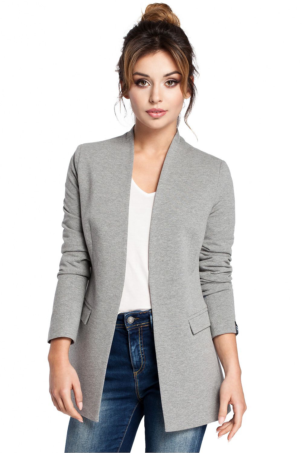 Women's Blazer in Light Grey