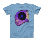 Vinyl Record Made of Paint Scattered in Purple Tones T-Shirt