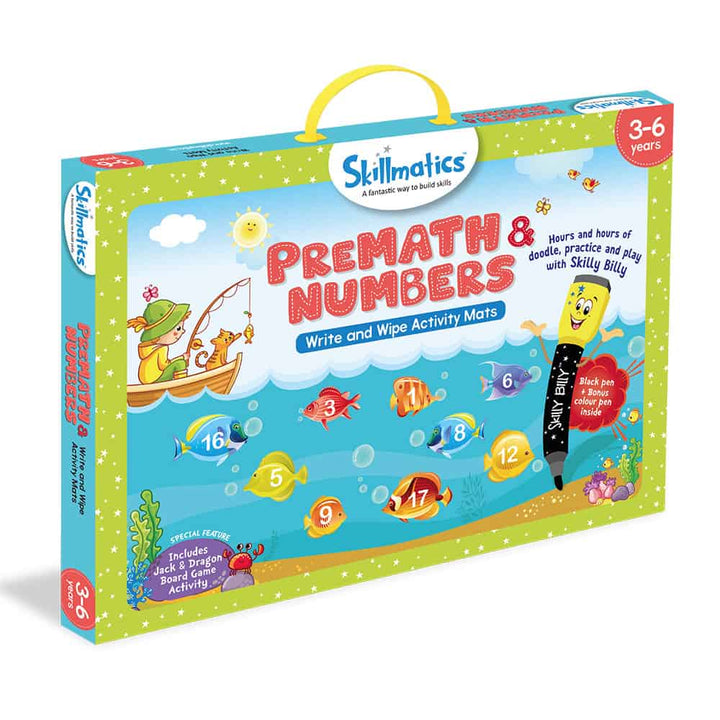 Skillmatics Pre-Math and Numbers Educational Games for Kids (3-6)