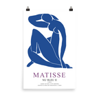 Henri Matisse Nu Bleu II (Blue Nude II) 1952 Artwork Poster