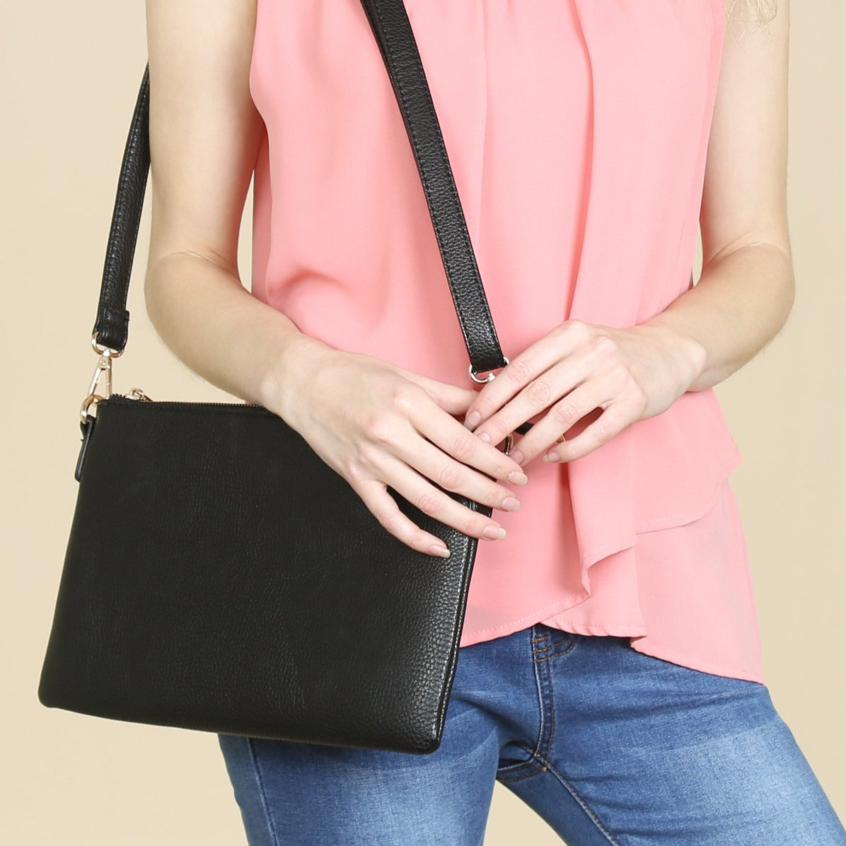 Crossbody Wristlet Bag