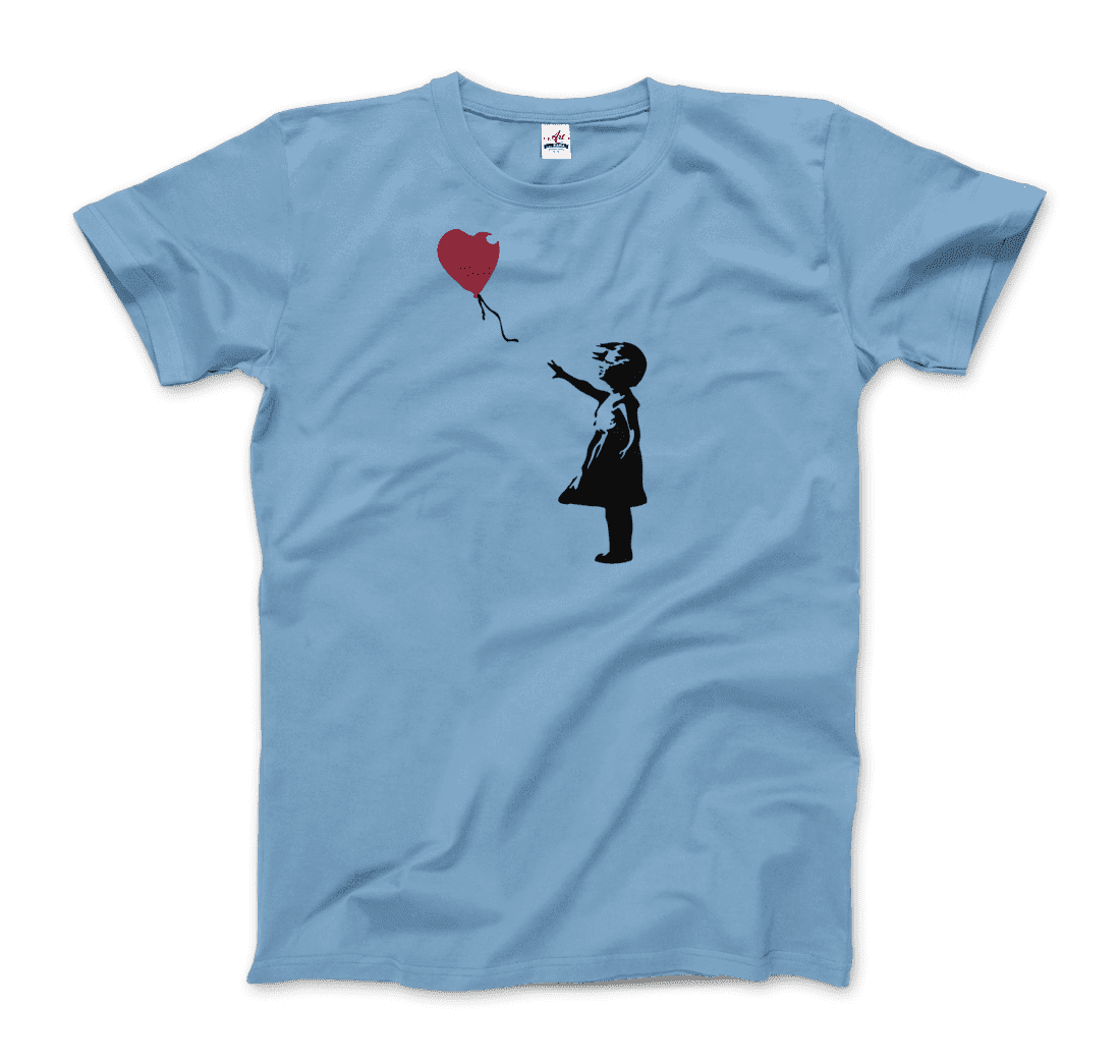 Banksy The Girl With a Red Balloon Artwork T-Shirt Men & Women