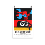 Le Corbusier 1963 Exhibition Artwork Poster