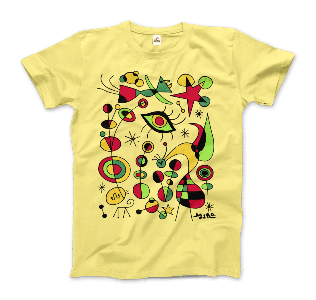 Joan Miro Peces De Colores Artwork T-Shirt