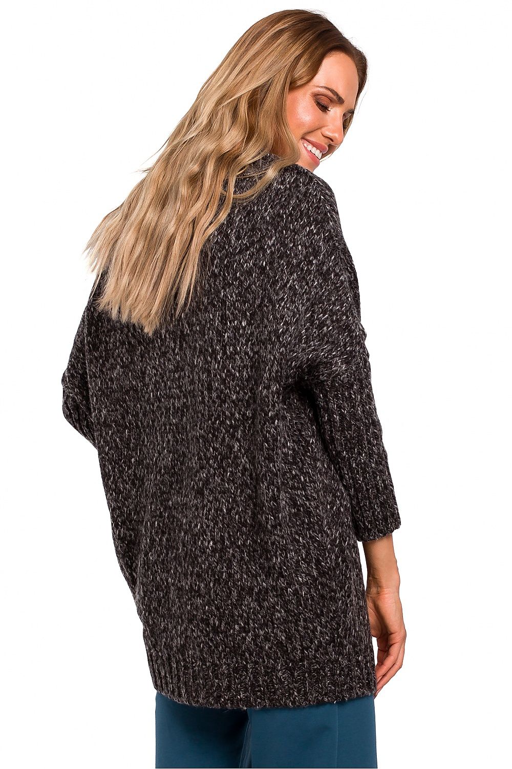 Moe Oversize Sweater Charcoal