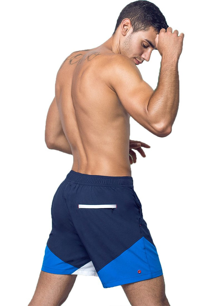 Eco-Friendly Beach Shorts "Butterfly" Side Pockets and Back Zipper Pocket