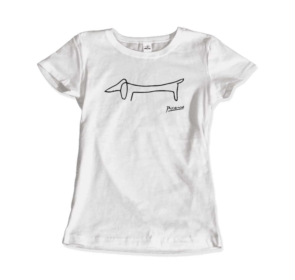 Pablo Picasso Dachshund Dog (Lump) Artwork T-Shirt