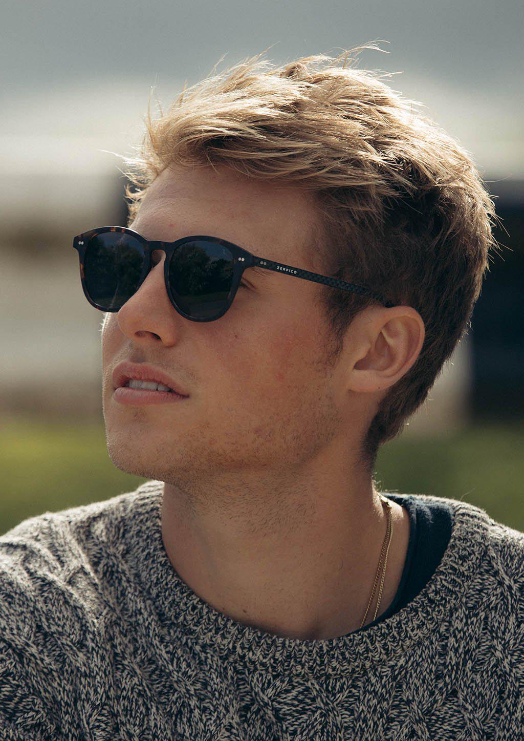 Hybrid Halo Carbon Fiber & Acetate Sunglasses