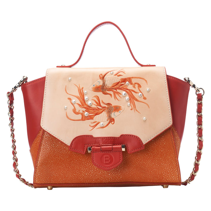 Koi Small Orange Satchel