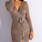 Rose Gold Sweater Dress