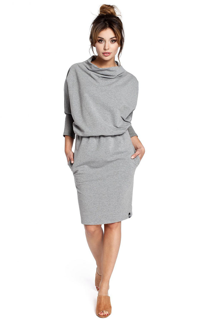 Grey Soft Knit Daydress