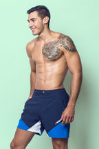 Eco-Friendly Beach Shorts "Butterfly" Side Pockets and Back Zipper Pocket