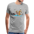 Calvin and Hobbes Dancing With Record Player T-Shirt