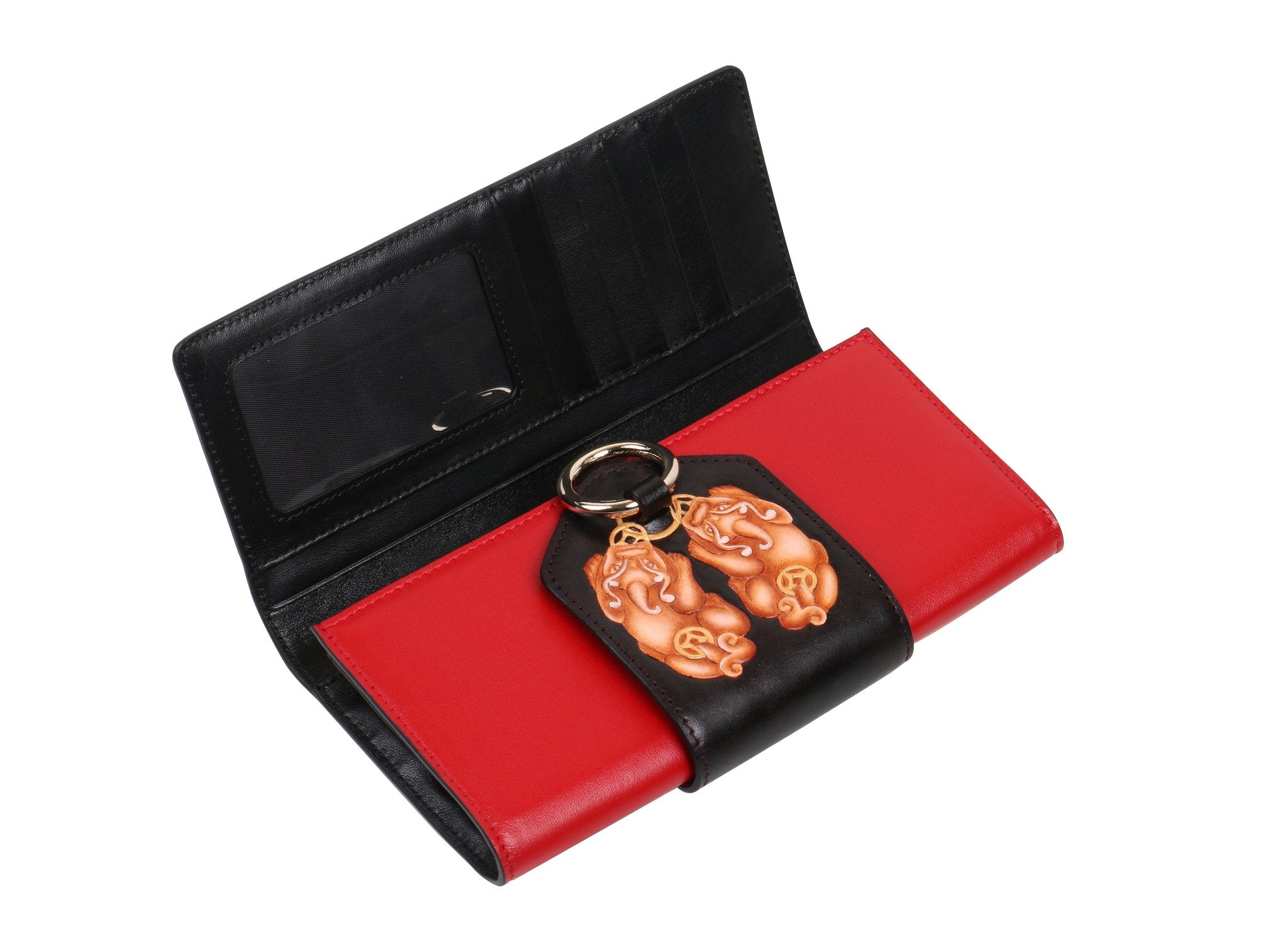 PX (PiXiu) Red Continental Purse