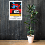 Le Corbusier 1963 Exhibition Artwork Poster