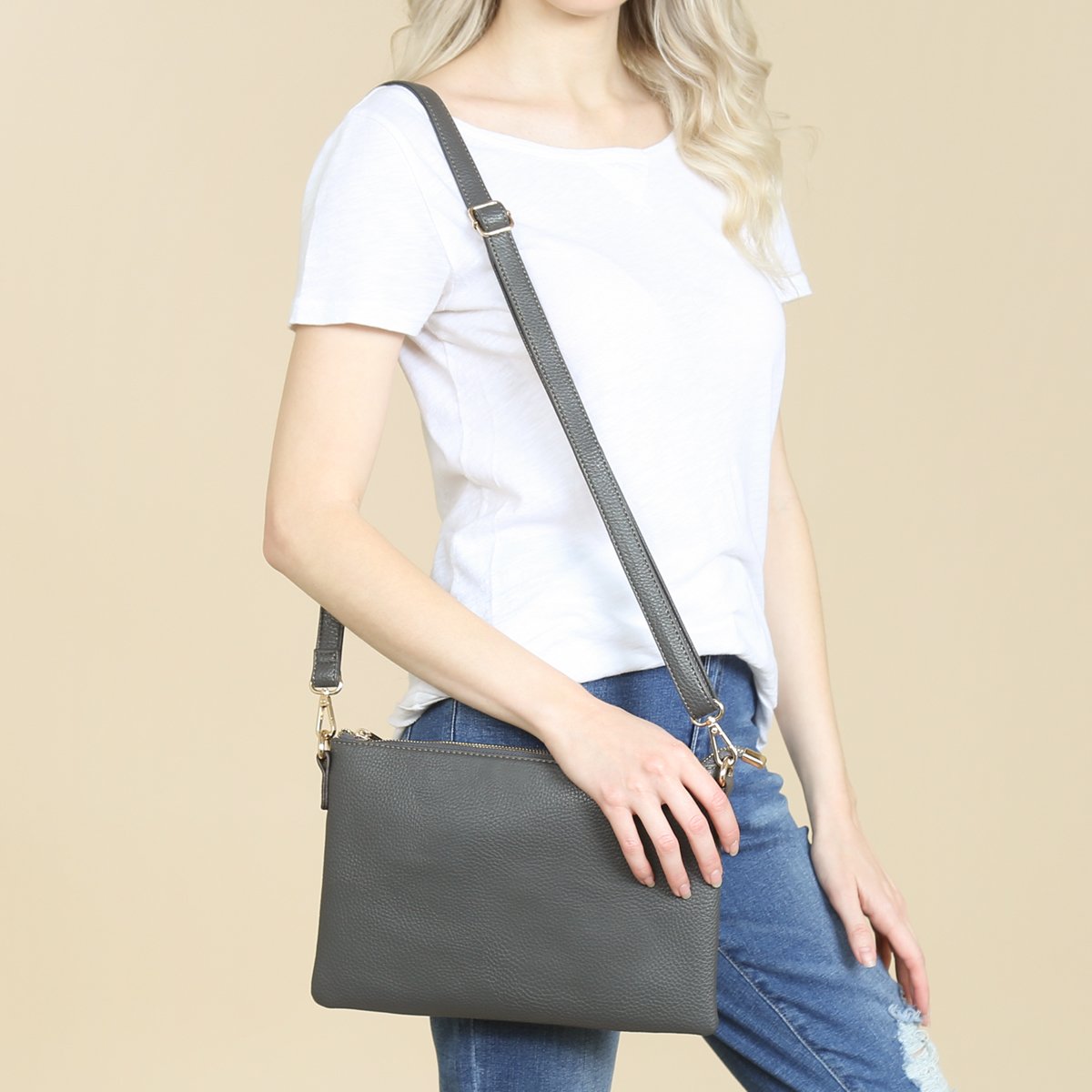 Crossbody Wristlet Bag