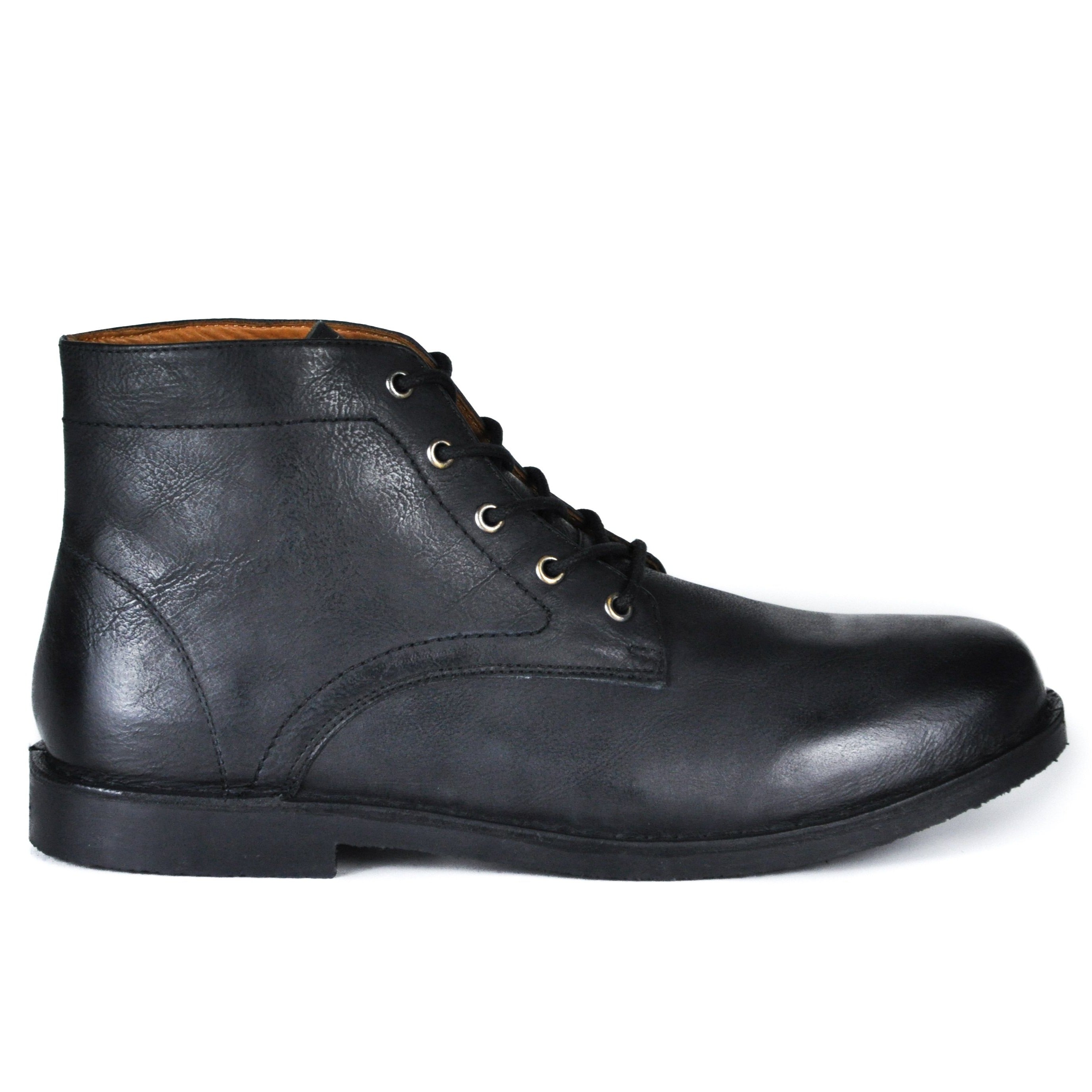 The Grover Men's Boot in Black Leather