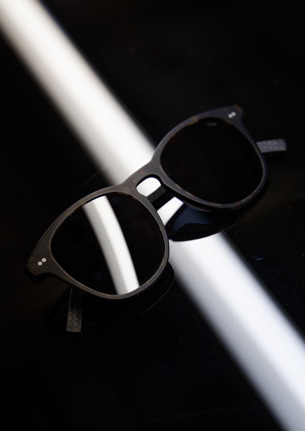 Hybrid Halo Carbon Fiber & Acetate Sunglasses