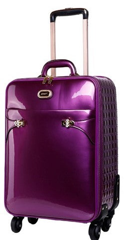 Tri-Star Durable Flexible Carry-On Luggage with Spinning Wheels