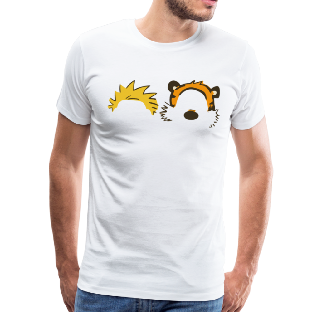 Calvin and Hobbes Faces Contour T-Shirt