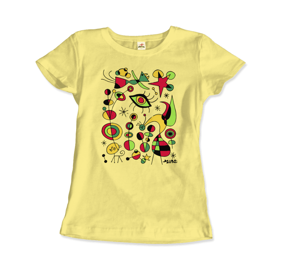 Joan Miro Peces De Colores Artwork T-Shirt