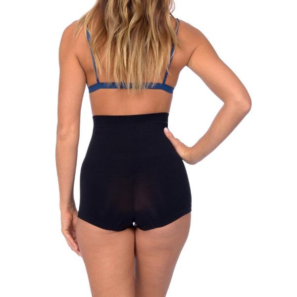 Seamless High Waist Boy Short Shaper Black