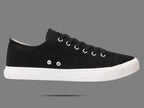 Retro Black/White Canvas Shoes Unisex Size