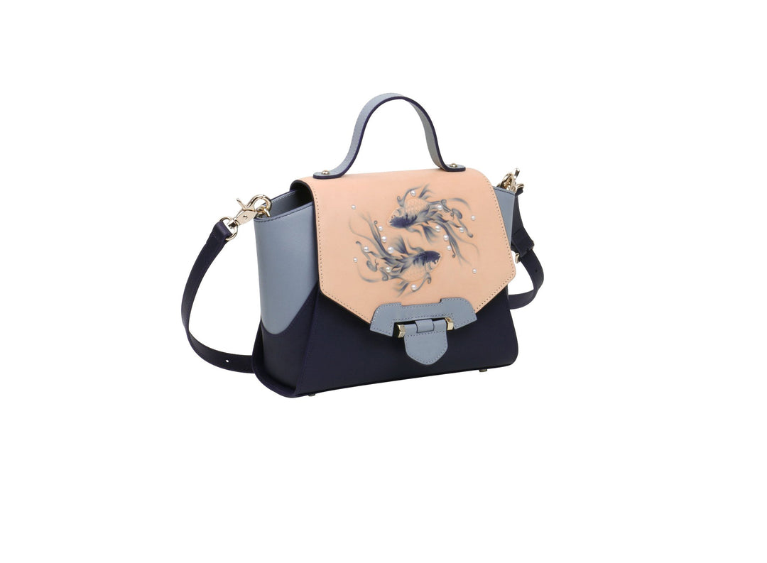 Fish Small Blue Satchel