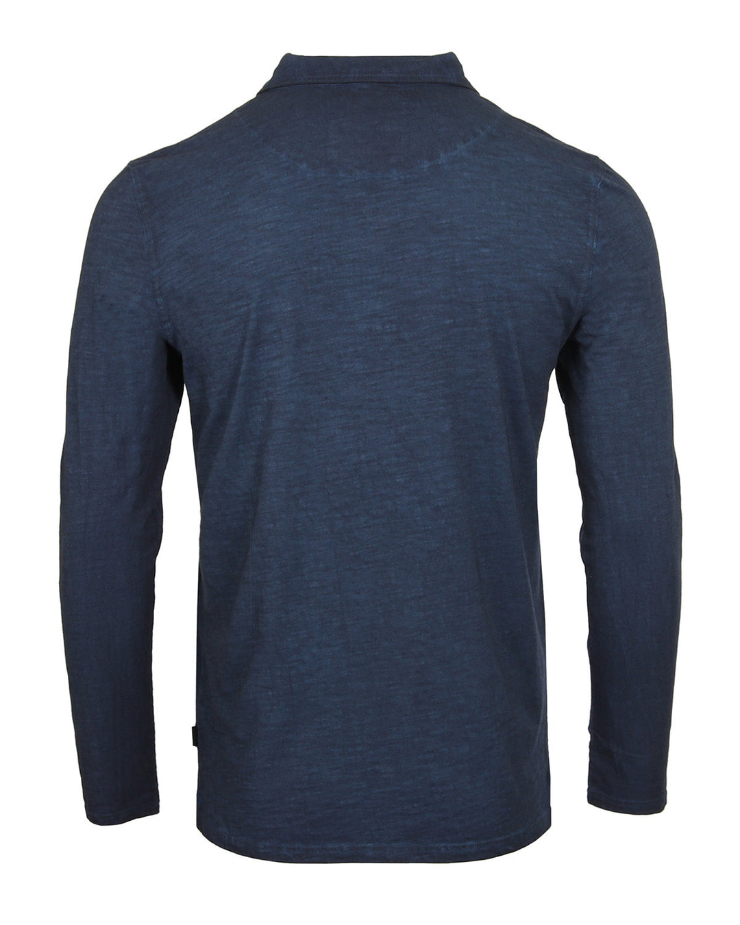 Long Sleeve Vintage V-Neck Henley Polo T-Shirt