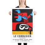 Le Corbusier 1963 Exhibition Artwork Poster