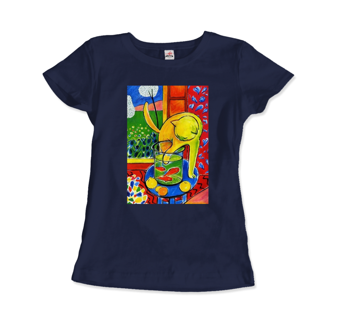 Henri Matisse the Cat With Red Fishes 1914 Artwork T-Shirt