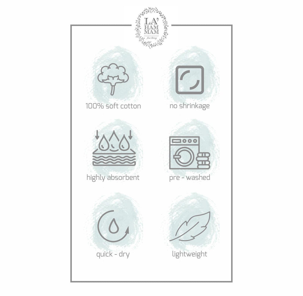 Ephesus Peshtemal Pure Cotton Beach Towel