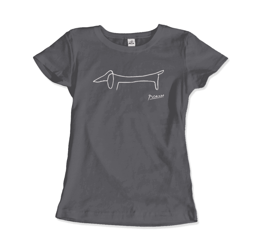 Pablo Picasso Dachshund Dog (Lump) Artwork T-Shirt