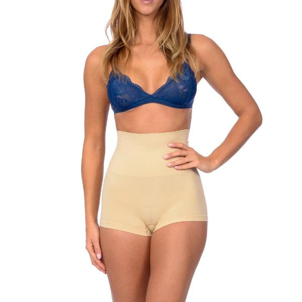 Seamless High Waist Boy Short Shaper Nude