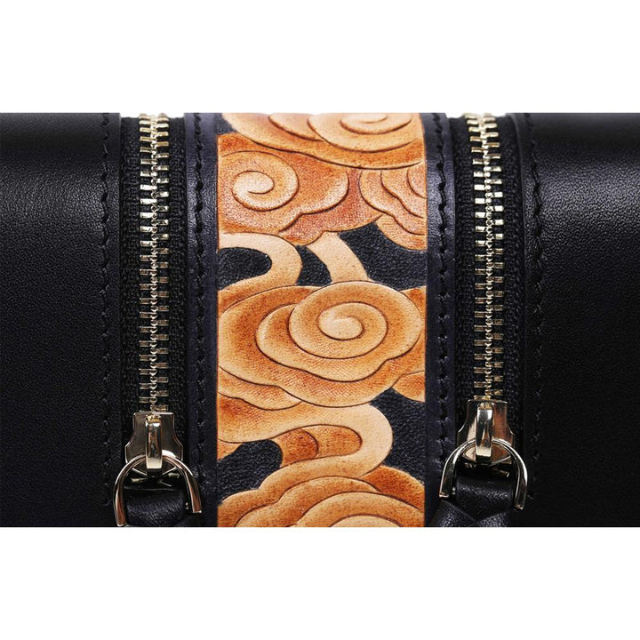 Cloud Black Continental Purse by Bellorita