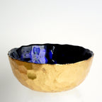 HIVE 6" Sapphire/Gold Bowl