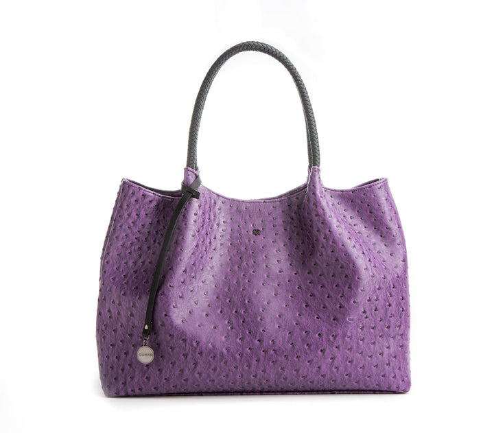 Naomi Purple Vegan Leather Tote Bag