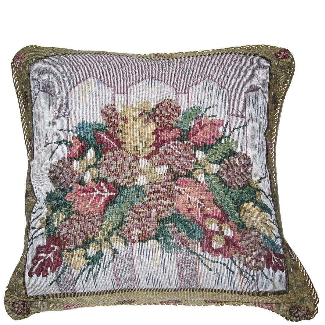 Christmas Fiesta Throw Pillow Covers with Inserts 18" (Set of 2)