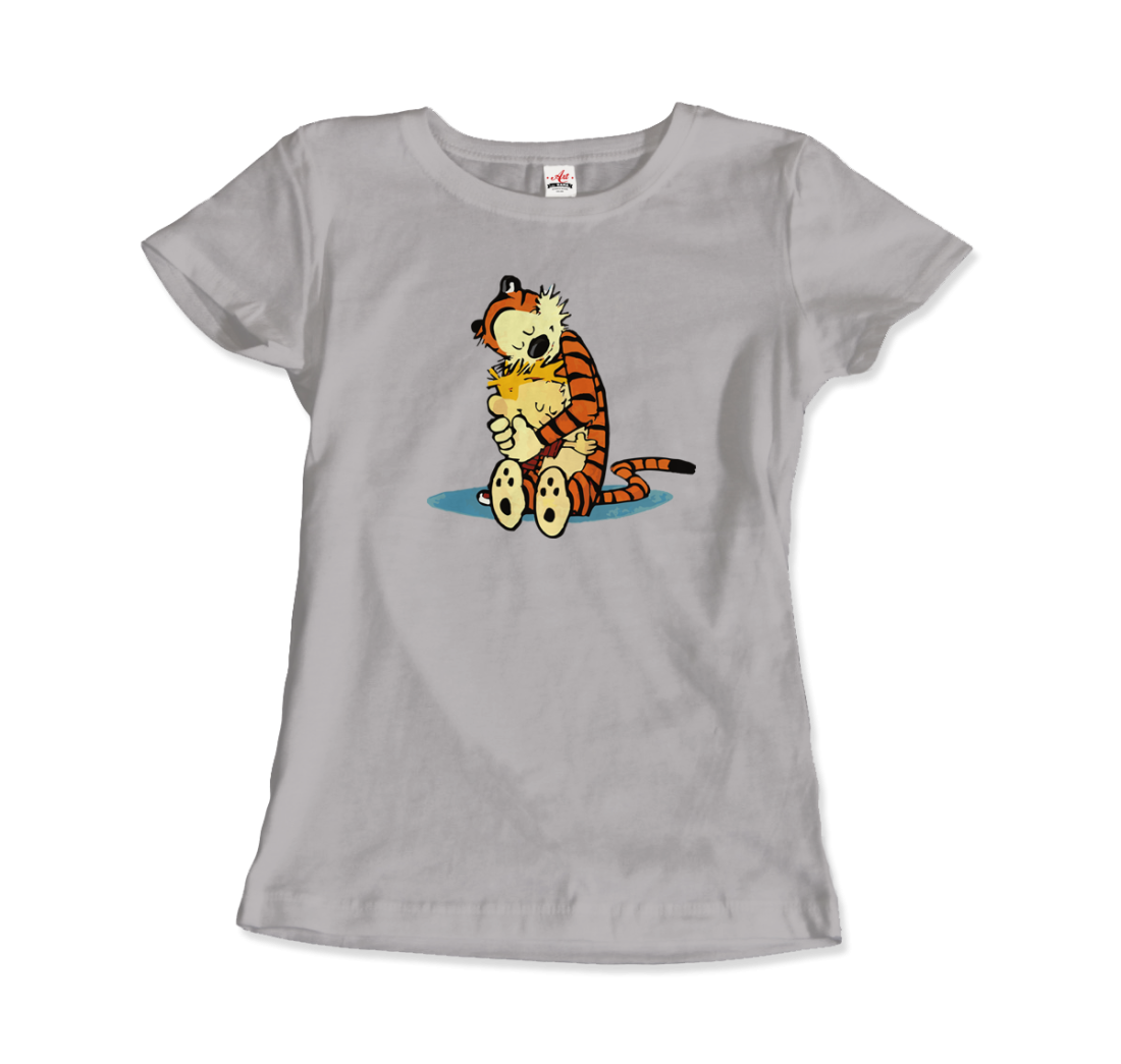 Calvin and Hobbes Hugging Artwork T-Shirt Men & Women
