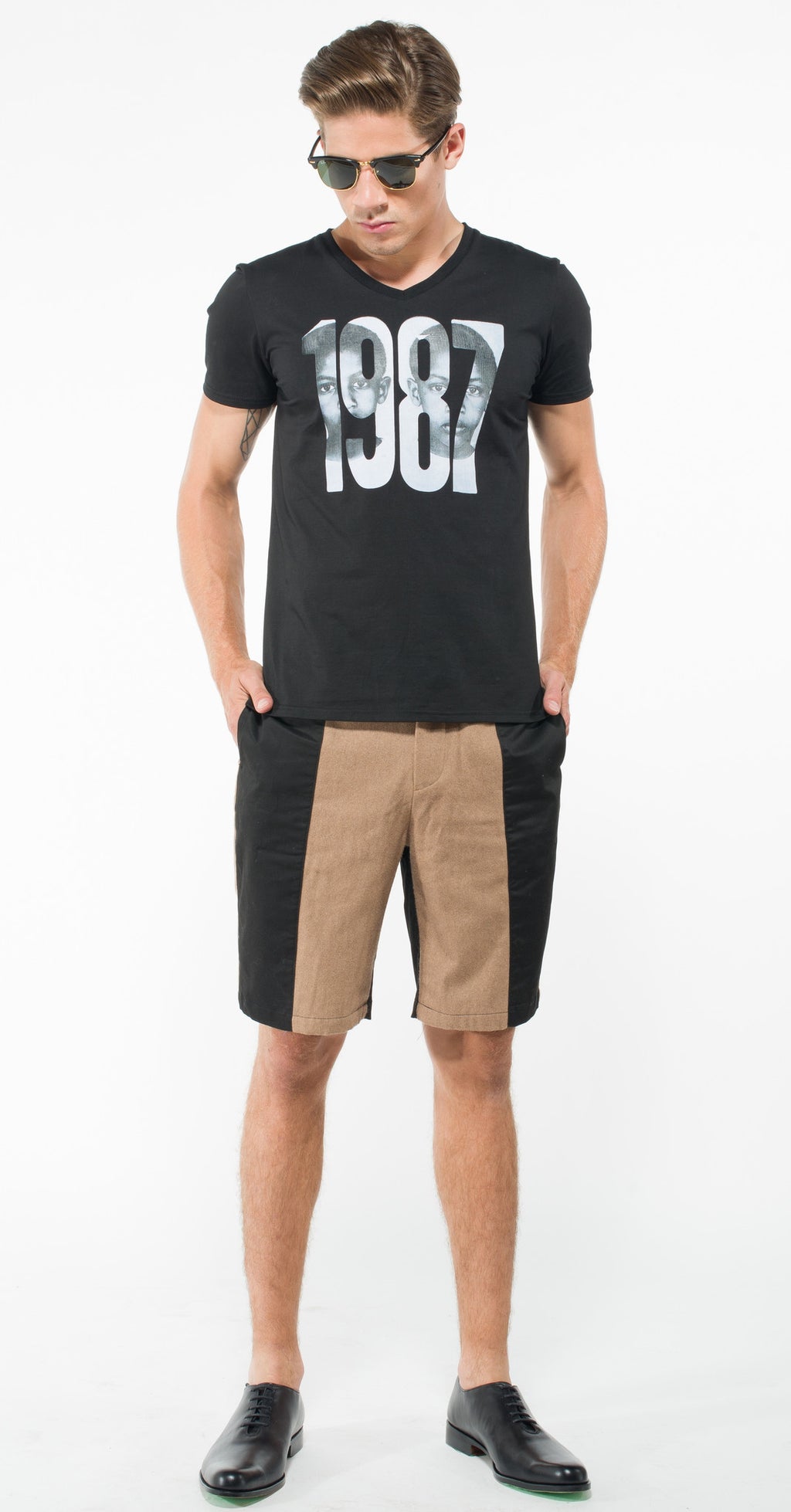 Men's Two-Tone Safari Shorts