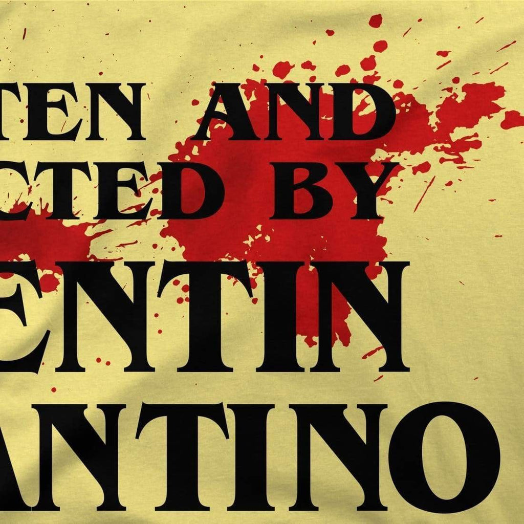 Written and Directed by Quentin Tarantino (Bloodstained) T-Shirt
